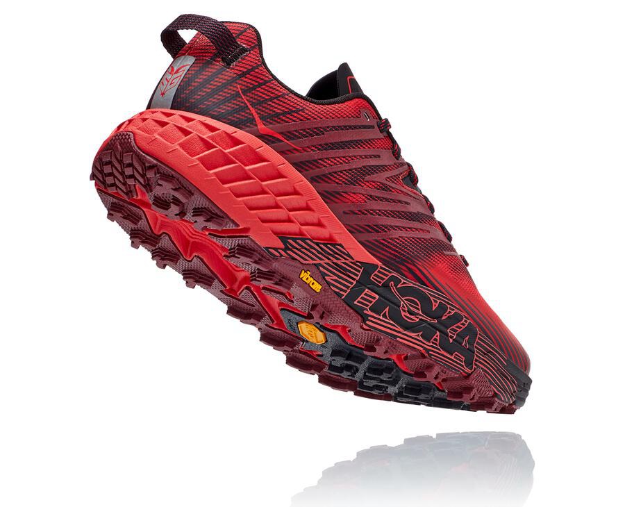 Hoka One One Spor Ayakkabı Erkek Kırmızı - Speedgoat 4 - RY0457132